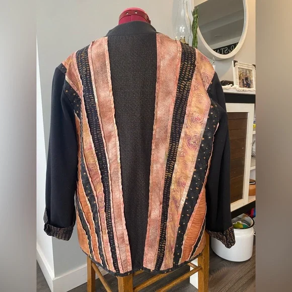 Handmade quilted jacket - Picture 10 of 12